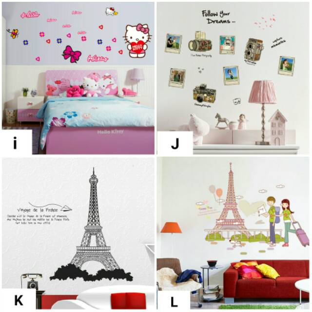 RELIZA WALL STICKER / STIKER DINDING ANAK KIDS LARGE SPESIAL AY-JM WALLSTICKER