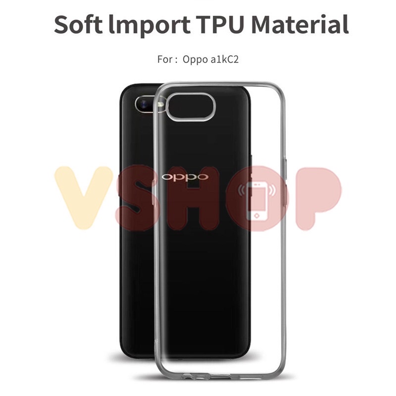 SOFTCASE TRANSPARAN OPPO A1K - REALME C2 PREMIUM CLEAR SOFT CASE