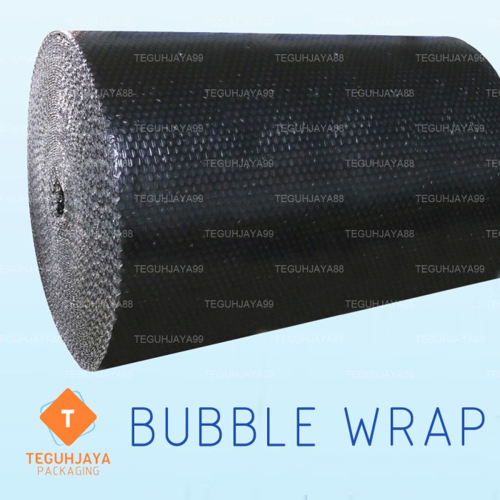 

Bubble Wrap Hitam Plastik Gelembung 125Cm X 50M Khusus Gojek Max 1 Rol Terbaru
