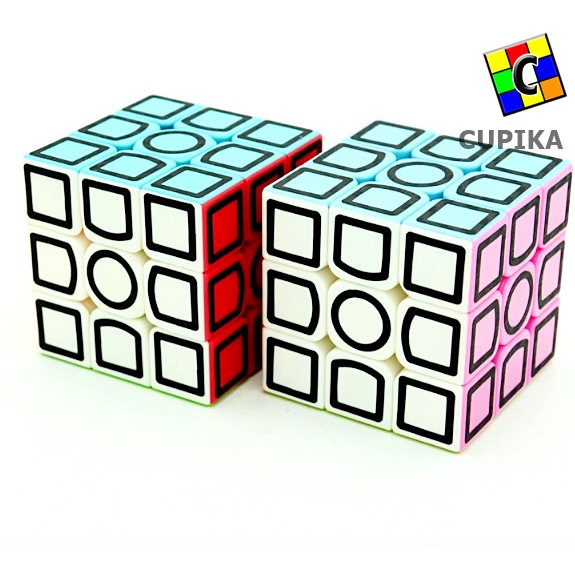 Rubik 3x3 Lefun Carbon Unik kotak luar Termurah