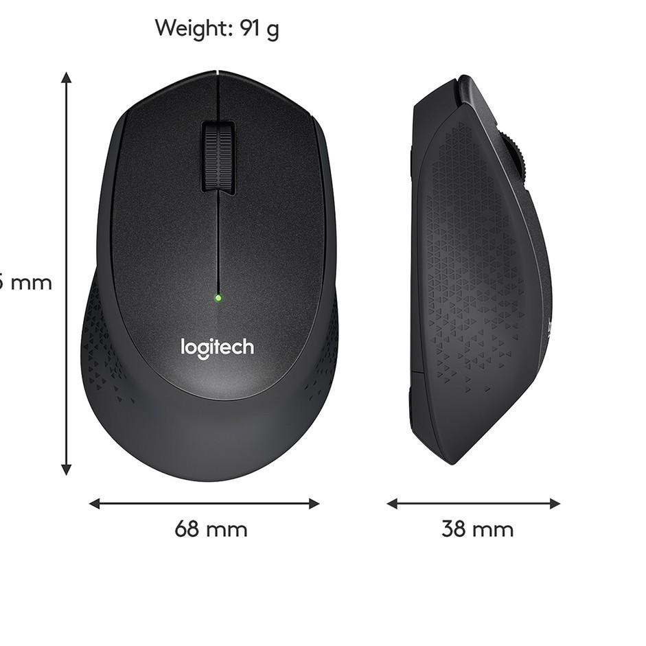 BEST SELLER ✤ M330 Silent Plus Wireless Mouse, 2.4 GHz, 3 Buttons, PC/Mac/Laptop/Chromebook - Black(