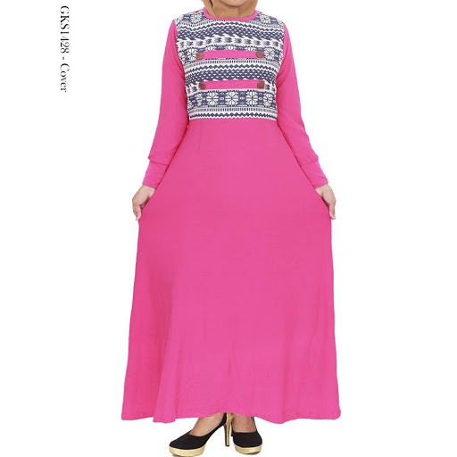 Asyila Gamis | Gamis Jersey Premium | Gamis Songket