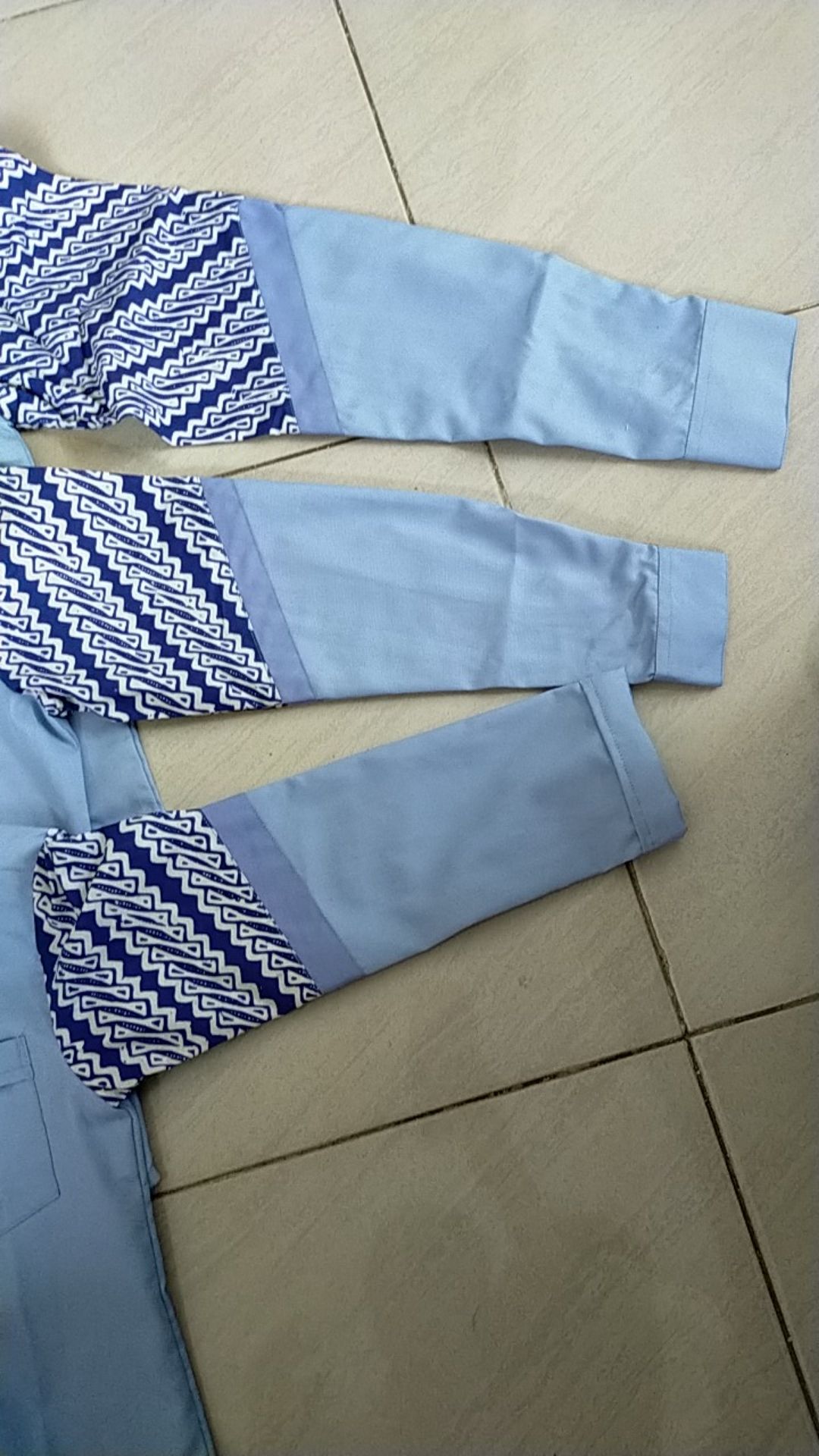 Kemeja Koko Batik Slimfit | Mahapatih Skyblue | Bisa Custom Xxs - Xxl - Xxxl
