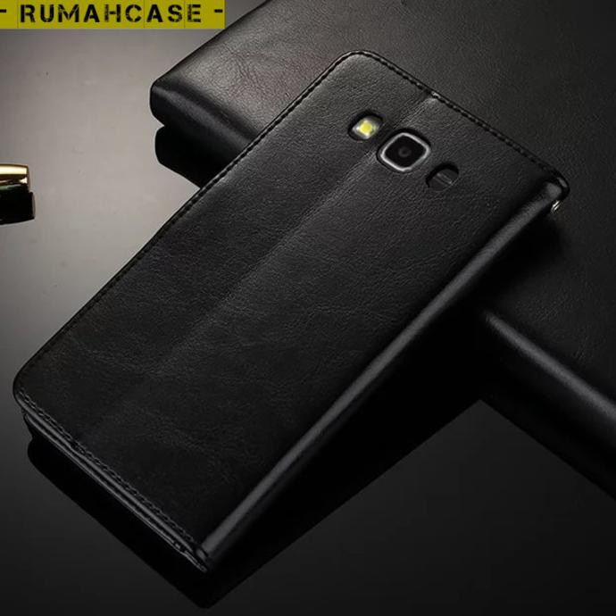 Samsung J7 2016 / J710 - Flip Cover Wallet Leather Case Casing Dompet