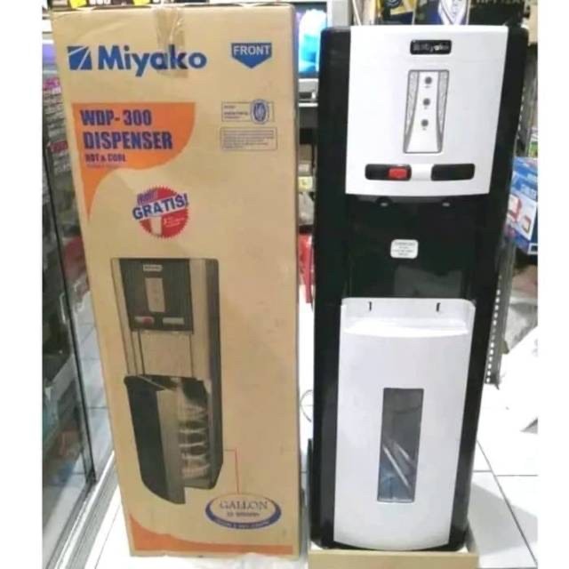 DISPENSER MIYAKO WDP-300 GALON BAWAH PANAS DINGIN - HOT &amp; COOL
