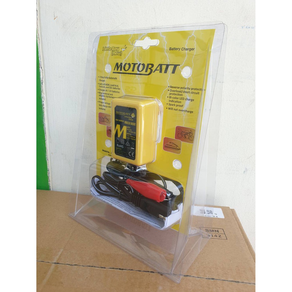 Charger Aki Accu Motobatt Little Boy