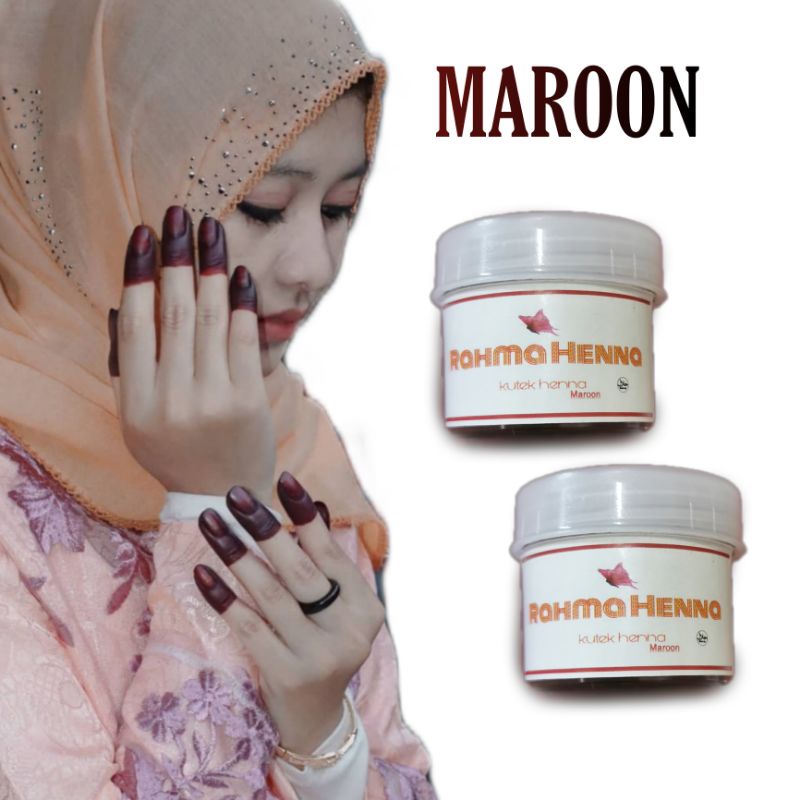 HENNA CELUP KECIL 10ML BY RAHMA HENNA