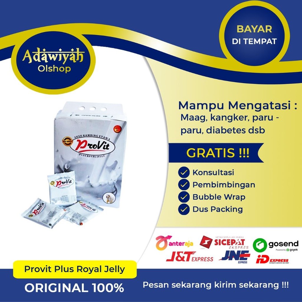 

TERMURAH SUSU KAMBING PROVIT PLUS ROYAL JELLY
