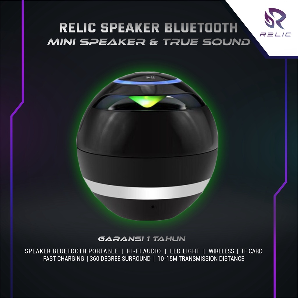 Speaker Bluetooth Mini Portable Import Pengeras Suara Perangkat Audio Premium Termurah Berkualitas by Relic