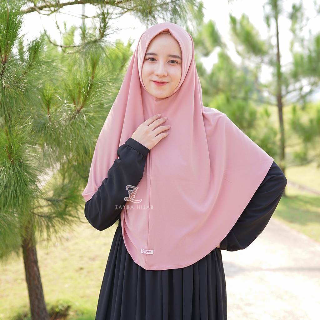 Khimar Daily Rumi by Zayrahijab-Peach