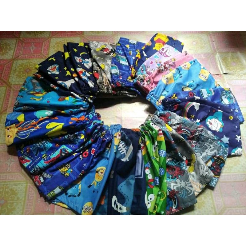 CELANA PENDEK ANAK / CELANA KOLOR ANAK 1-15 TAHUN-FULL KARAKTER-