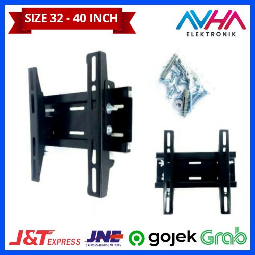 BRACKET-TV LED BAHAN KUAT 24-32-40 INCH