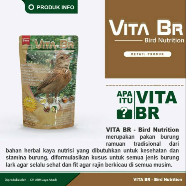 Grosir Vita Br Pakan Burung Branjangan Herbal