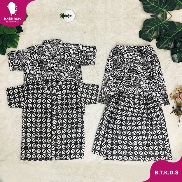 Couple Batik Original Model Kutubaru Jumputan Hijau Dan Rok Celana Free Bandana Bahan Katun Adem