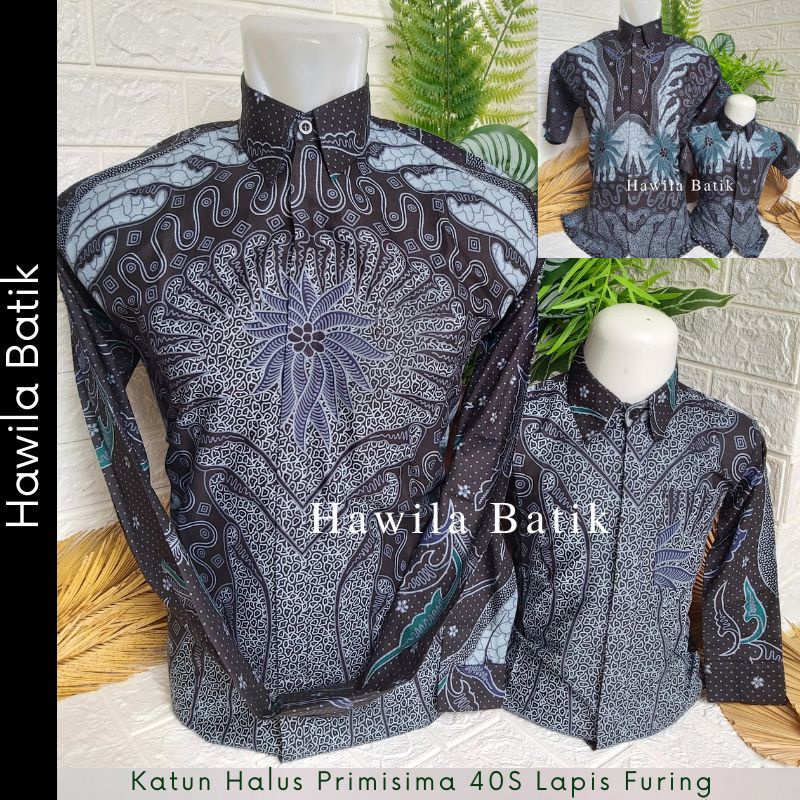 Batik Couple Ayah Anak Kualitas Premium