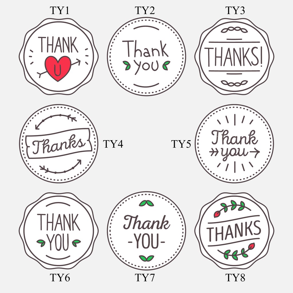 

STIKER TERIMAKASIH / STIKER THANKYOU OLSHOP / SOUVENIR / DLL