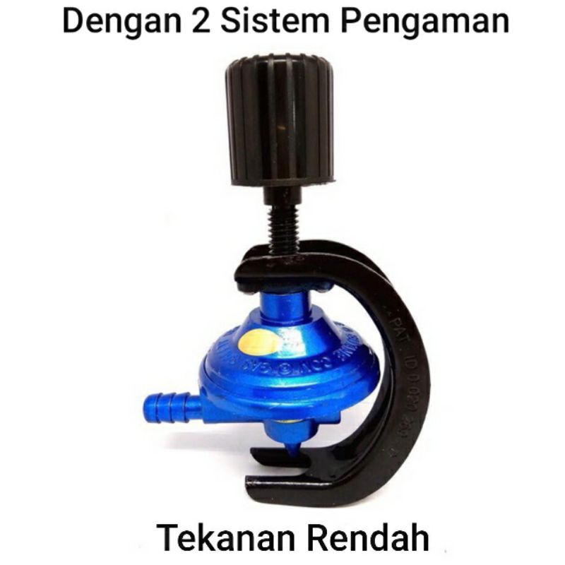 Gas Regulator Com Destec Tekanan Rendah - Regulator Aman dengan sistem pengaman