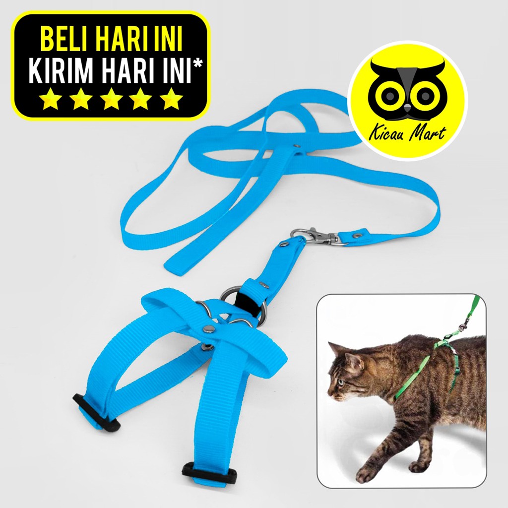 TALI TUNTUN KUCING MODEL Y MERK SEMPATI HARNES HARNESS TALI TUNTUN ANJING KALUNG KUCING BAJU KELINCI MUSANG MONYET CAT HARNESS