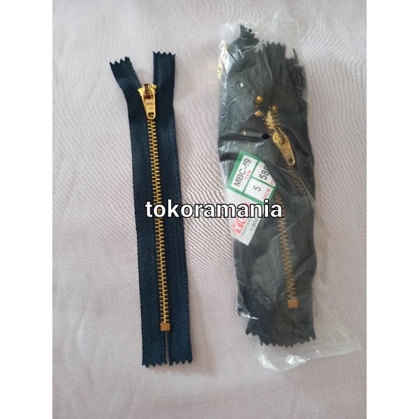 Resleting Jeans YEE 5 inch 6 inch Levis Kepala besi