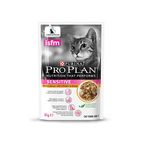 Proplan Sensitive Stomach Pouch 85gr Pro plan Sensitive Stomach Pouch 85gr