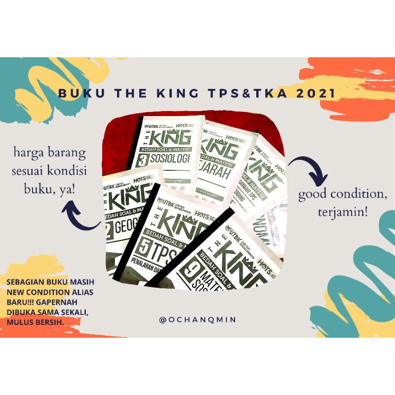 [PRELOVED] Buku THE KING TKA SOSHUM 2021 ㅡ UTBK SBMPTN