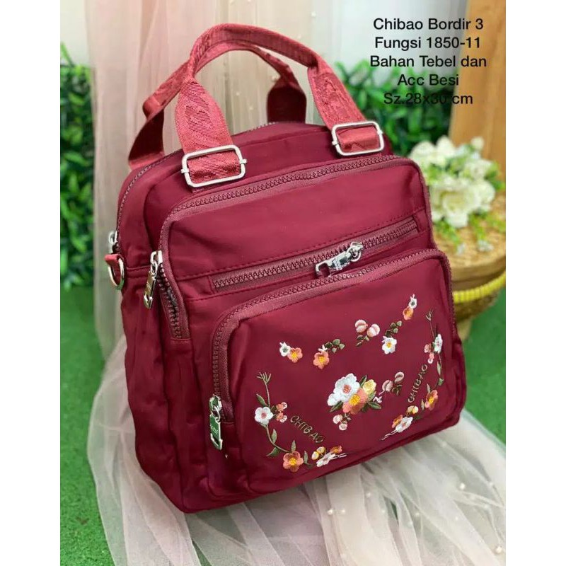 Tas Ransel 3in1 ORI Chibao 1850-11