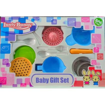 Lusty Bunny LB-1876 Baby Set Food Maker Perlengkapan Makan Bayi