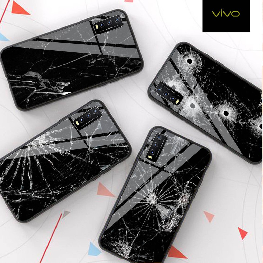 [H44] SoftCase Kaca Vivo Y22 Y16 Y02 Y36 4G Y36 5G Y27 5G  Y15S  Y12S Y20 Y20S Y11 Y15 Y17 Y12 Y91 Y