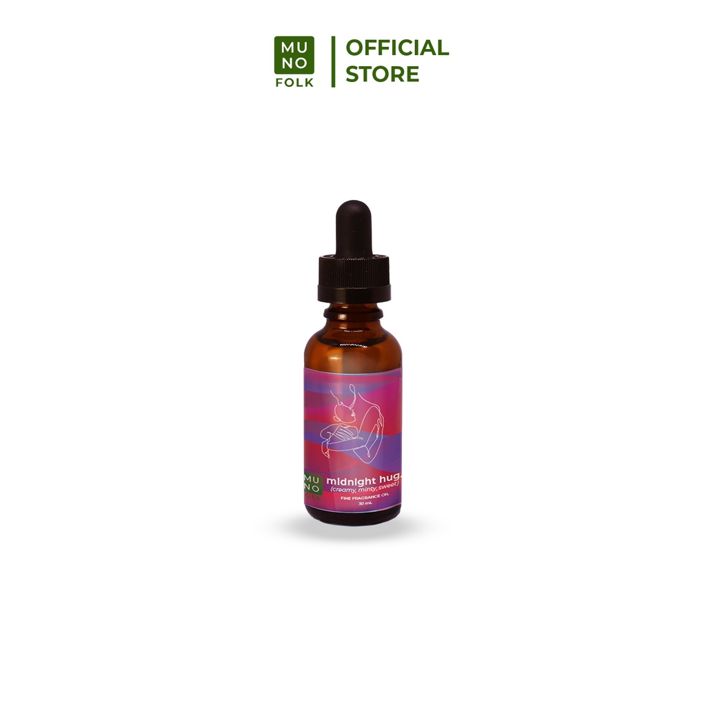 Muno Folk - Fragrance Oil 30ml I Pengharum Ruangan Aromaterapi | Diffuser-Midnight Hug