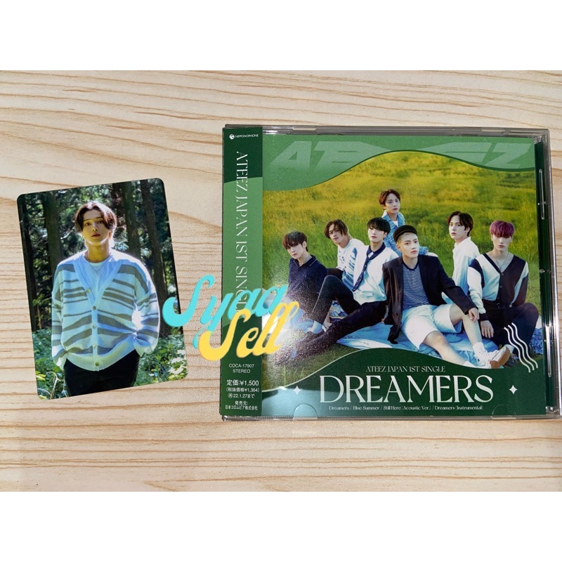 ATEEZ DREAMERS OFFICIAL JAPAN SINGLE ALBUM