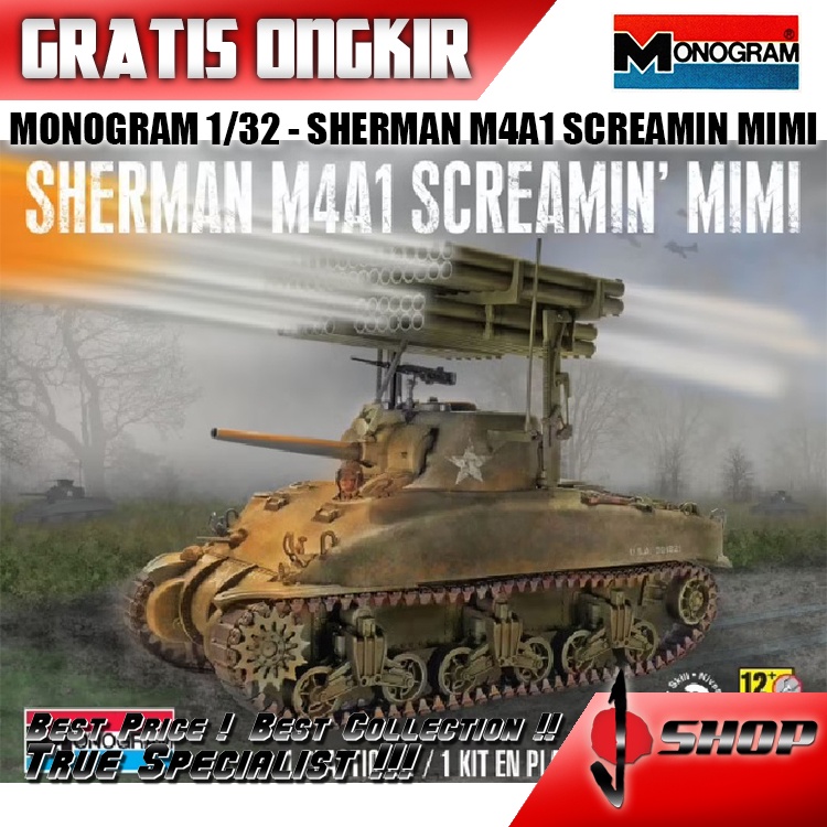 MONOGRAM 1/32 - SHERMAN M4A1 SCREAMIN MIMI