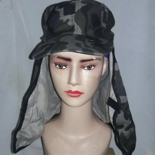 Topi mancing loreng topi jepang army korea topi pelindung panas