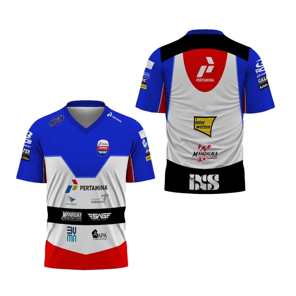 Utamamedia - Kaos Pria Mandalika Moto GP / Kaos Mandalika Moto GP Rancing Team