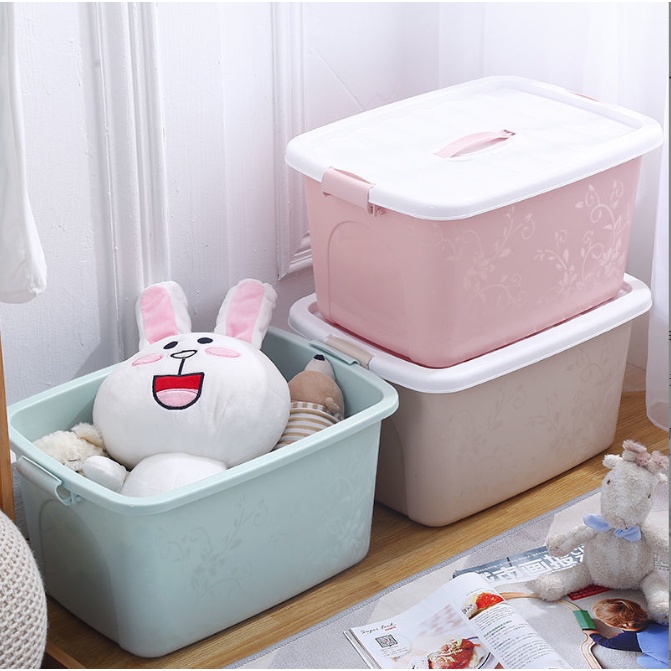 Kotak Penyimpanan/Box Penyimpanan baju mainan dengan penutup/Storage Box SIZE S/M
