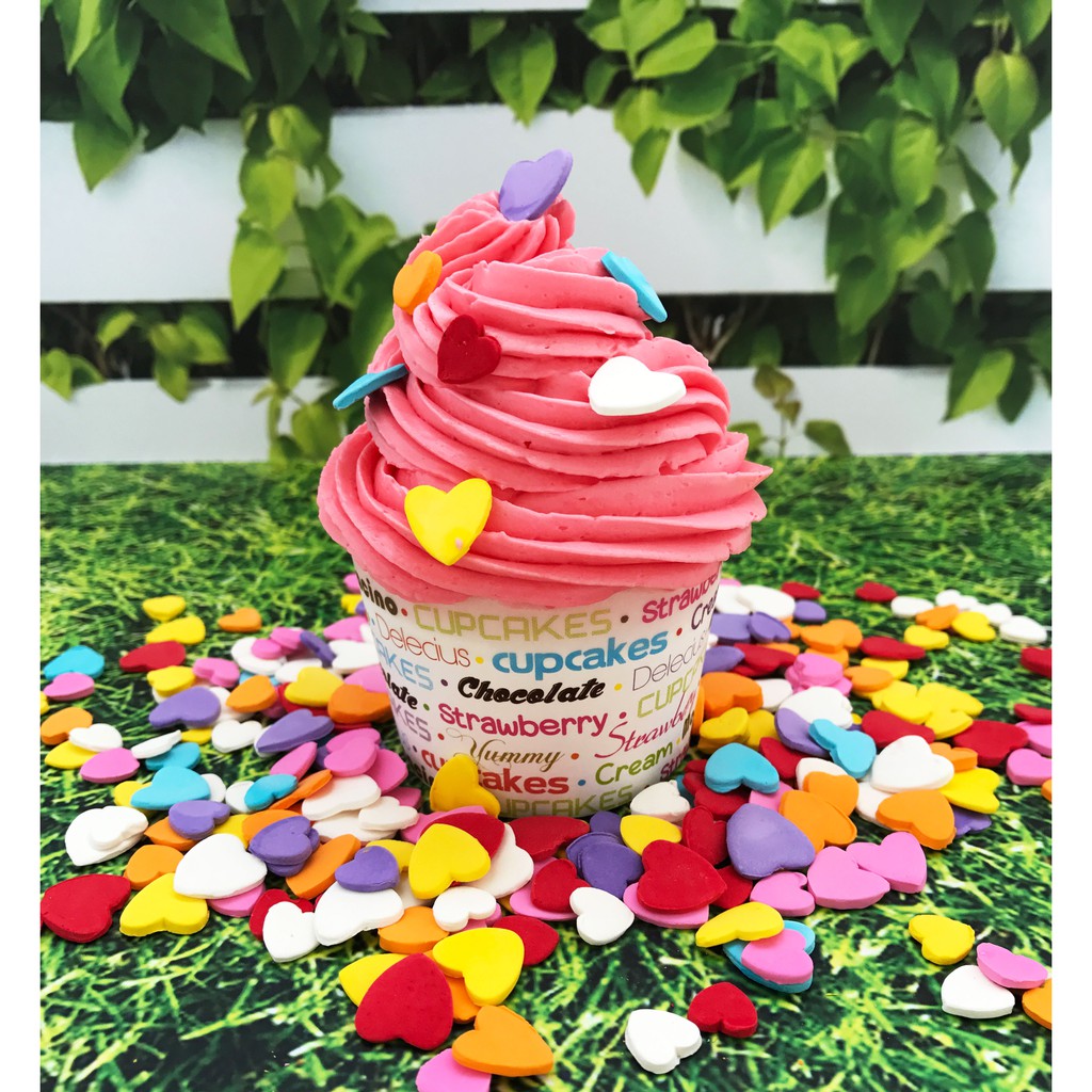 

Hiasan kue Gumpaste - taburan kue sprinkle bulat / hati/ valentine 50 gram