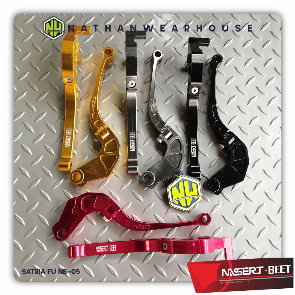 Handle Handel Stelan Setelan Lipat Adjustable CNC Mio Scoopy Satria FU Vario nassert beet 05