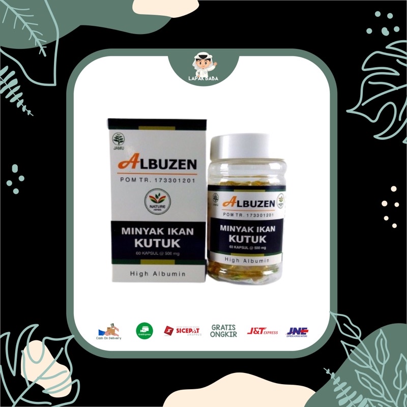 Albuzen Minyak Ikan Kutuk Minyak Gabus