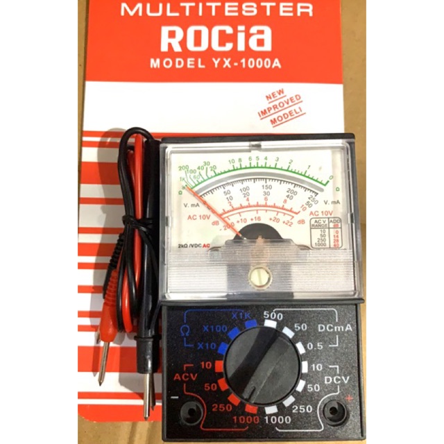 AVOMETER Multitester multimeter analog MINI 1000A ATN pengukur arus listrik murah