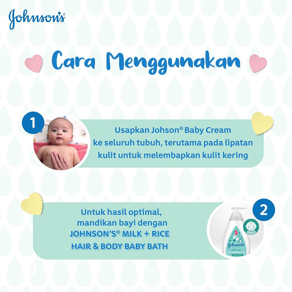 Bisa COD JOHNSON'S Baby Cream - Krim Bayi 50gr 100gr Pelembab Kulit Bayi