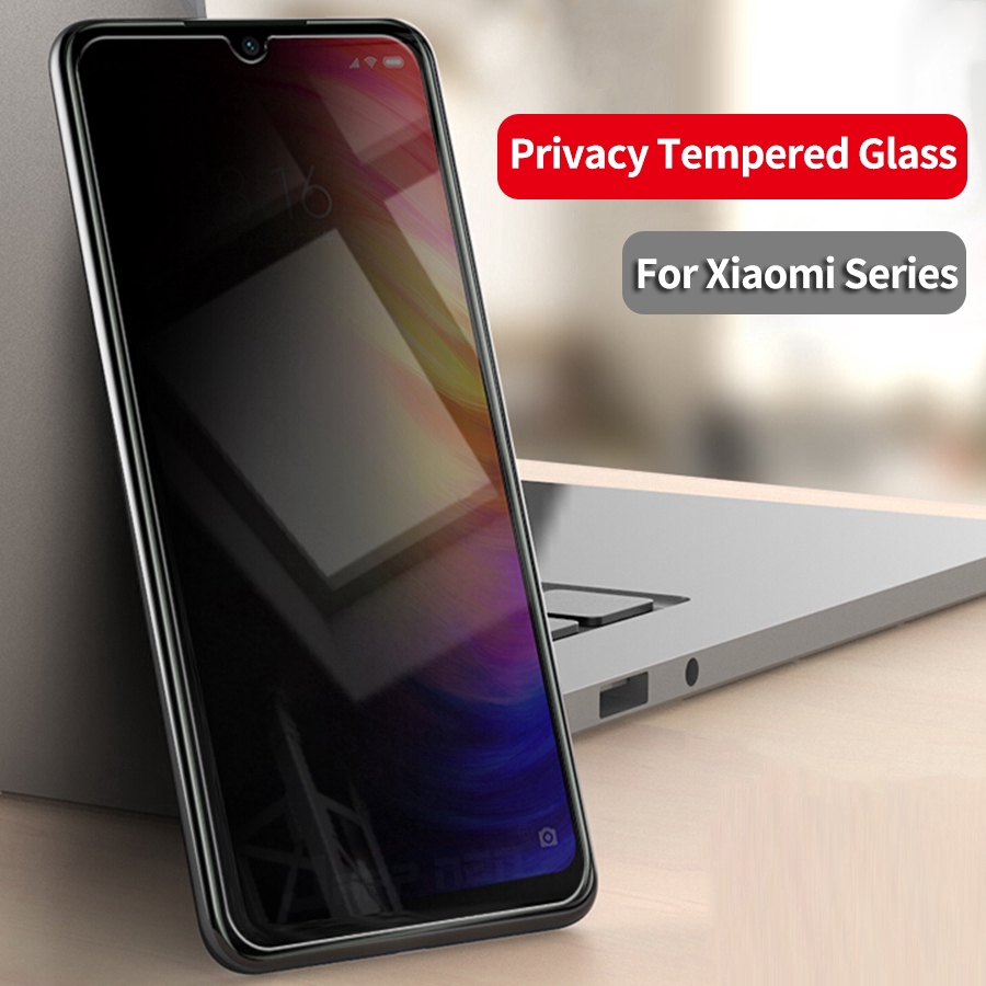 Pelindung Layar Tempered Glass 9h Anti Spy Untuk Xiaomi Redmi Note 7