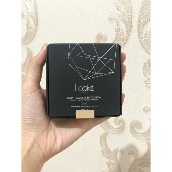 [Jastipnyatangerang] LOOKE Holy Flawless BB Cushion Shade Clio - Medium Beige