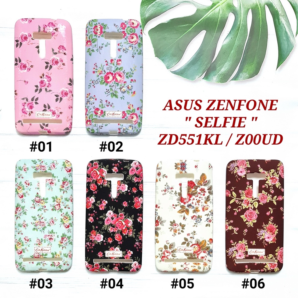 ASUS ZENFONE SELFIE ZD551KL Z00UD ZENFONE GO 4.52 INCI ZB452KG X014D ZENFONE GO 5.0 INCI ZB500KL X00AD | CK FLOWER Soft Case Glow In The Dark