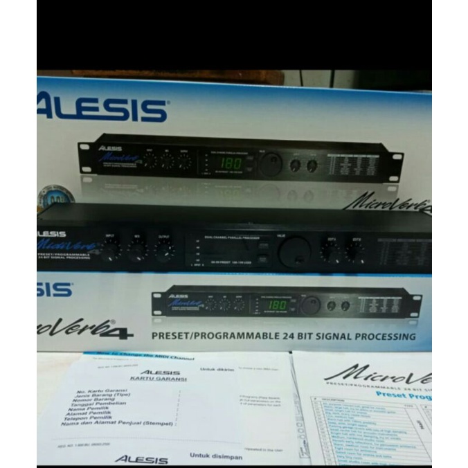 Effect vocal alesis microverb 4 kuping besi