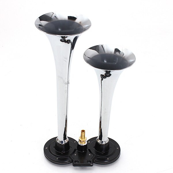 Klakson Trompet Mobil / Klakson Air Horn Mobil / / Klakson Trompet Mobil Dual Air Horn 150dB 12V -Silver