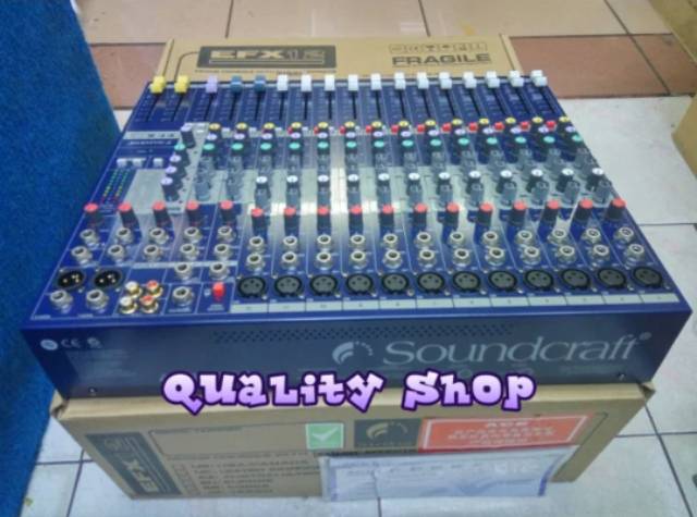 MIXER SOUNDCRAFT 12 CHANNEL EFX12/EFX-12 BARU