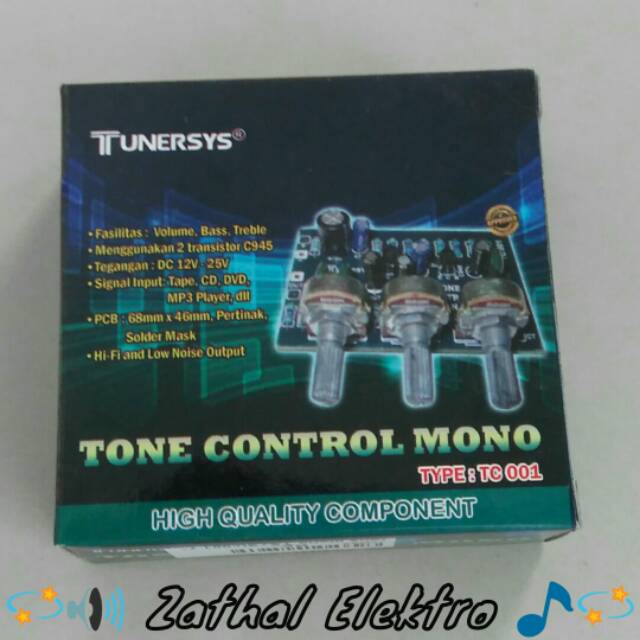 Tone Control Mono 3 Potensio