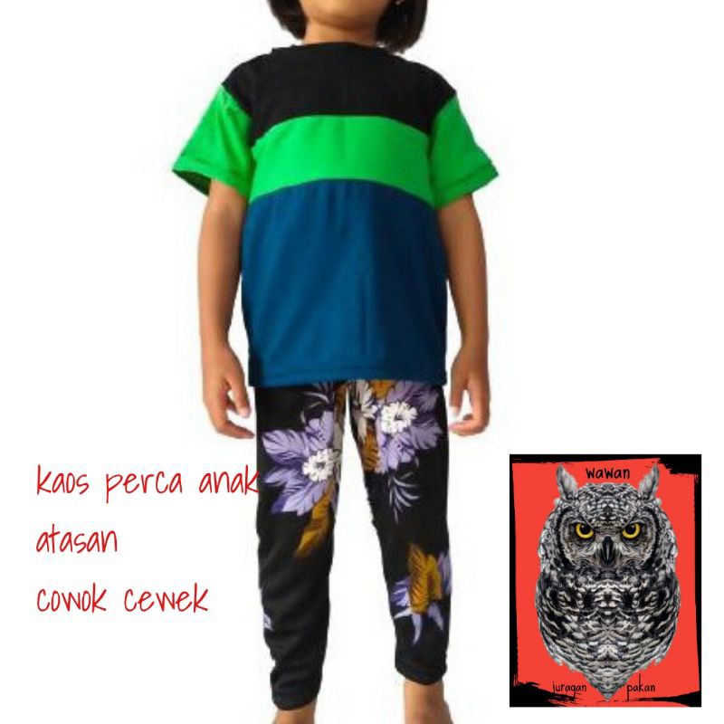 Kaos perca anak, kaos anak murah, kaos anak cewek, kaos anak cowok