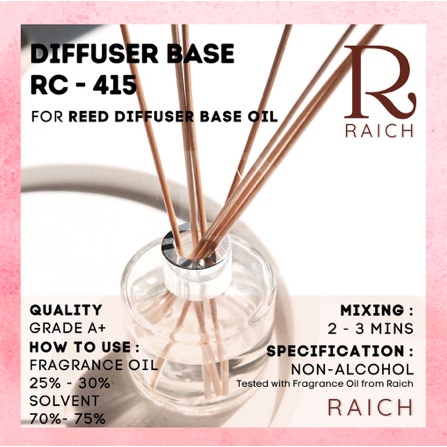 1000gr / 1kg SOLVENT  Reed Diffuser Base Oil Stick Base Pengharum Ruangan Pencampur Campuran Essential Non Alkohol