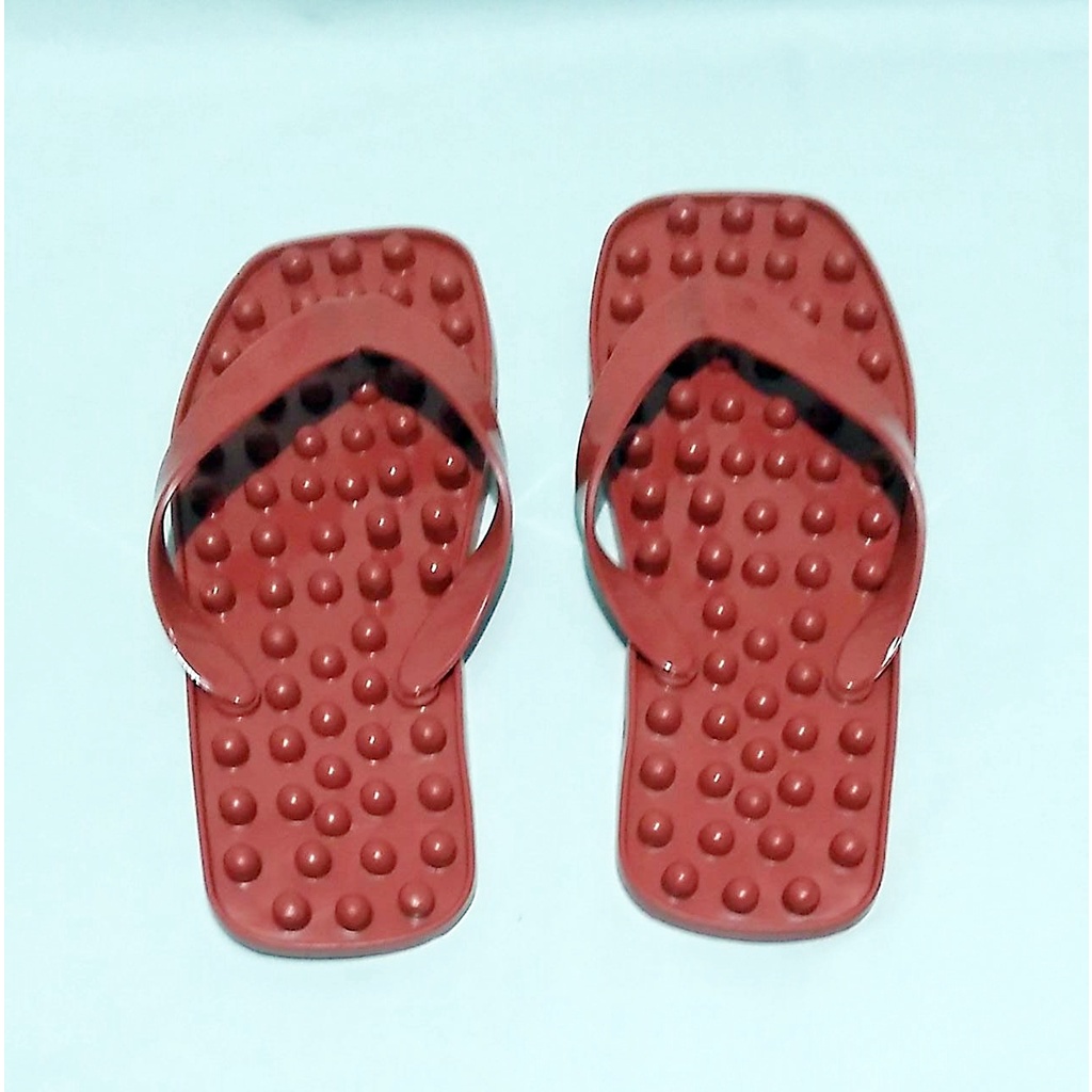 Sandal Refleksi sandal rematik sandal kesehatan Alas kaki BATU KOTAK