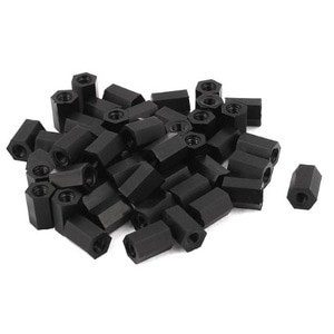 Spacer Nylon F-F Plastik Penyangga Dudukan PCB M3 50mm 50 mm 5cm